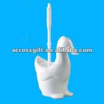 Duck ceramic toilet brush holder for bathroom-ACR-193