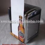 Metal Napkin Dispenser with acrylic menu,napkin holder-