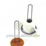 Simply metal tissue rack(with wood bottom)-MC-479A