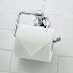 Brass Paper Holder / Hand Towel Holder in Chrome-