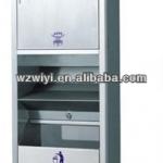 Hot Style Recessed install Stainless steel multi-purpose combination 3 in 1( Hand dryer + Paper Dispenser + Trash Bin )