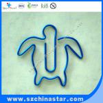 Quality cute design clip paper China wholesale stationery-cute design tortoise clip