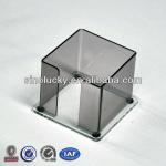 Tea Color PMMA Paper Holder,Acrylic Paper Holder For Office Or Bank