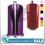 Colorful Upright Metal Stainless Steel Double Roll Toilet Paper Holder-CS-NK029