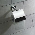 chrome plated brass toilet paper holder