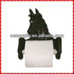 Lifelike resin horse animal Free Standing Toilet Paper Holder-OEM06606