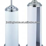 toilet roll and brush holder in stainless steel-KH34017
