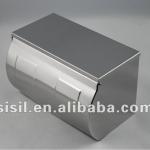 stainless steel toilet square paper holder,tissue box--best price ,high quality-A-8809