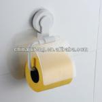 Suction cup plastic paper holder
