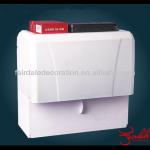White wall mounted jumbo roll tissue dispenser paper towel dispenser