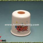 round shaped plastic bathtroom roll napkin holder-HX0012319