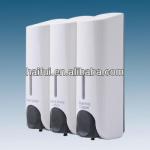 three chamber dispenser hotel soap/shampoo/lotion dispenser-OEM