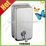 high quality 1000ml capacity wall mounted stainless steel soap dispenser-V9706