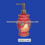 Ceramic hand painted new liquid soap dispenser-MMG1441