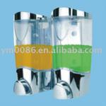 High quality manual dual soap and lotion dispenserYM-ZYQ45BS-YM-ZYQ45BS