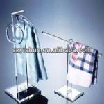 Manufacturing best custom acrylic towel rack acrylic towel bar-JLP027