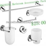 One Stop Project brass chrome finish bathroom accessories pack-R07.07.09.0001-01