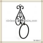2013 New Design Scroll Iron Wire towel ring-TM-KK017