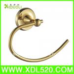 Wall mount bathroom titanium golden towel ring-XDL-12911