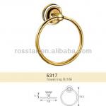 simple bathroom gold plated Towel Ring-5317