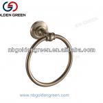 Polished chrome zinc bathroom towel ring &amp; towel bar-JM-X00100