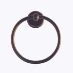 Brass Towel Ring in Oil Rubbed Bronze-