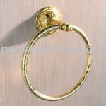 Wall Mounted Gold Plating Bathroom Towel Ring (1206)-1206