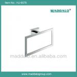 New Arrival Made in china bathroom quality brass square towel ring for hotel