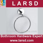 bathroom wall mounted brass round towel ring