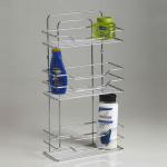 Wire wall rack shelf for bathrooms