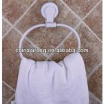 Suction cup plastic towel hanger-