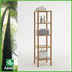 Natural Bamboo Bathroom Shelf Wholesale- as01@ascent2000.com