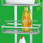 JM-362 hot selling 2013 unique bathroom baby shower basket, bathroom hanging shower rack with hook-JM-362