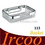 2013 new design bathroom brass soap basket,brass bathroom corner basket-113