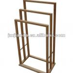 Wood standing square towel rack-JD