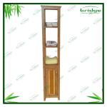 Carbonized Horizontal Solid Bamboo Towel Shelf-EHL131016F