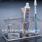 acrylic bathroom set holder/rack-TCH-043