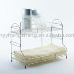 stainless steel bathroom corner rack-BR012