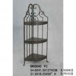 wrought iron corner shelf-M00040