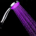 3 Color LED Light Shower Head /rainful shower head-9803