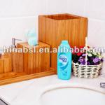 Eco-friendly Bamboo bathroom accessories set-JJ019
