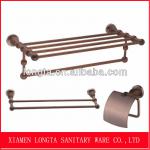 Hot Sale Noble Mahogany Wooden Bath Hardware Sets-W9908