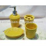 Yellow Color ceramic bathroom accessoires 4x4-kns002