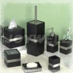 THE ACCESSORIES FOR BATHROOM (BLACK)-