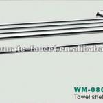 brass bathroom accessories towel shelf robe hook toilet brush-WM-08088A