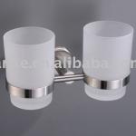 Food-grade Brushed Finish Stainless Steel Double Tumbler Holder-7607