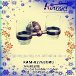 New Design Fashional Brass Crystal Tumbler Holder bathroom accessory-KAM-82768ORB bathroom accessory