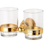 brass double tumbler holders YBPK042-YBPK042