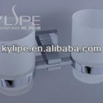 brass bathroom accessories Double tumbler holder-KLP-0156
