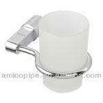 Brass/Zinc/Stainless Steel Single Tumbler Holder with Cup-QB0910